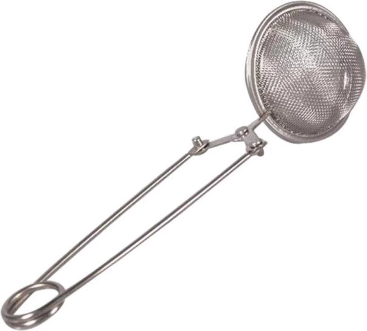 Merkloos 1 Stuk - Theezeef - RVS - Thee-ei - Kruidenbol - RVS - Theezeefje Voor Losse Thee - Thee Bal - Lengte 16cm - Diameter 4.5cm - Thee Zeef 6 Merkloos 1 Stuk - Theezeef - RVS - Thee-ei - Kruidenbol - RVS - Theezeefje Voor Losse Thee - Thee Bal - Lengte 16cm - Diameter 4.5cm - Thee Zeef - Afbeelding 4