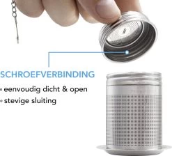 PrimeAmbition - 2 Stuks Theezeef En Theetip Voor Losse Thee - Extra Fijne Filter - Thee Ei Set Met Schoteltje Voor Theezakjes -Kook Verkoop 1200x1090 1