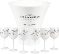 Moët & Chandon XL Ice Imperial Ice Bucket Inclusief 6 Glazen