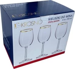 Krosno Wijnglas Goldline - 25 Cl - Transparant Goud - 6 Stuk(s) -Kook Verkoop 1200x1102 8