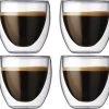 Dubbelwandige Koffieglazen - Set Van 4 - Dubbelwandige Glazen - Theeglazen - 150 Ml - Ook Geschikt Voor Krups, Senseo, Nespresso & Espresso -Kook Verkoop 1200x1110 4