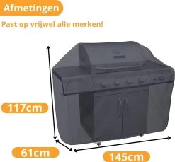 Waterdichte BBQ Hoes - Premium 145x61x117 Cm Barbecue Beschermhoes - Cover -Kook Verkoop 1200x1114 1