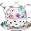 Melli Mello Luxe Theepot En Theemok 2-in-1 - Incl Schoteltje - Porselein - 600ml - High Tea Set - Tea For One - 14x15x15cm -Kook Verkoop 1200x1117 2