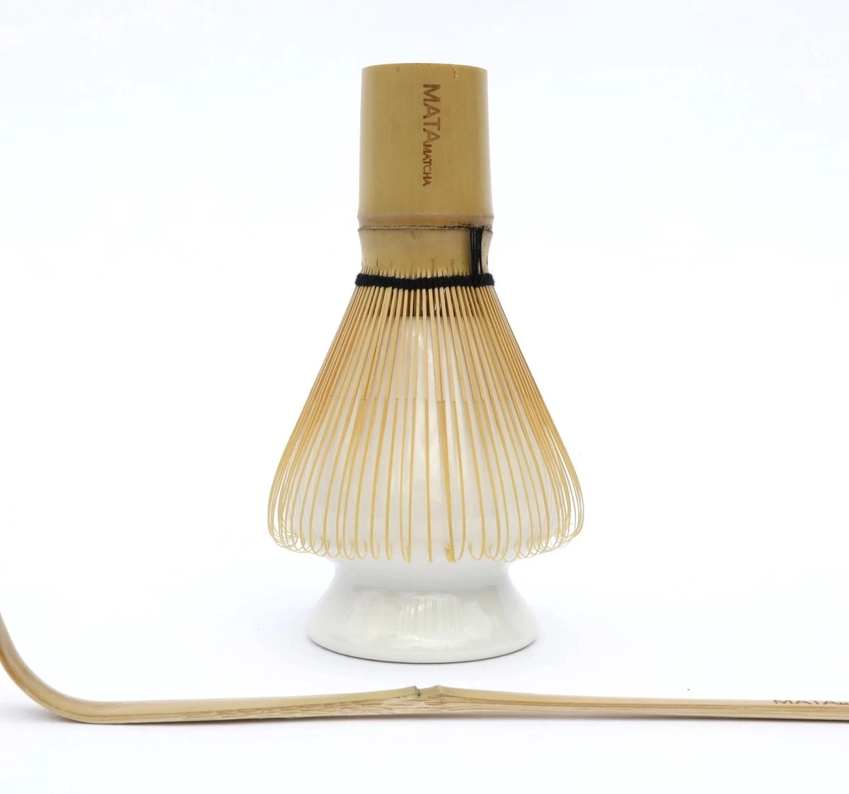 MataMatcha Starterset - Wit Keramiek - 4-delig - Complete Matcha Kit 4 MataMatcha Starterset - Wit Keramiek - 4-delig - Complete Matcha Kit - Afbeelding 2