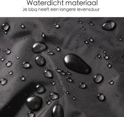 BBQ Beschermhoes - Voor Kamado - Universeel - Tot 23 Inch - Zwart -Kook Verkoop 1200x1129 2