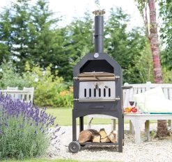 Merkloos MaxxGarden Pizza Oven - Smoker Barbecue Houtskool 45 X 65 X 158cm -Kook Verkoop 1200x1134 1