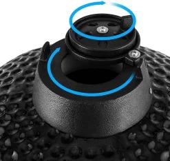 Patton - Kamado 21" - Premium Black - Keramische Barbecue - Incl. Bluetooth Kerntemperatuurmeter - LED Verlichting - Large - Compleet - Zwart 37 Patton - Kamado 21" - Premium Black - Keramische Barbecue - Incl. Bluetooth Kerntemperatuurmeter - LED Verlichting - Large - Compleet - Zwart -Kook Verkoop 1200x1137