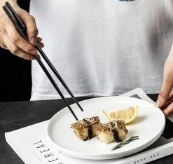 Alheco 6 Paar Koreaanse Chopsticks - Eetstokjes - Metaal / RVS - Zwart -Kook Verkoop 1200x1138 2