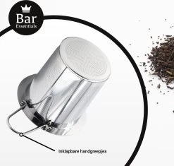 Bar Essentials® Theezeef Met Inklapbare Handgreepjes én Lekplaatje (set Van 2) - Fijnmazig Theefilter Voor Losse Thee - Theezeefjes Voor Losse Thee RVS - Theefilter Voor Losse Thee - Theezeef - Theefilter RVS -Kook Verkoop 1200x1142 8