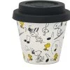 Quy Cup - 90ml Ecologische Reis Beker - Espressobeker “Peanuts Snoopy Music” Met Zwarte Siliconen Deksel 1 Quy Cup - 90ml Ecologische Reis Beker - Espressobeker “Peanuts Snoopy Music” Met Zwarte Siliconen Deksel -Kook Verkoop 1200x1145 2