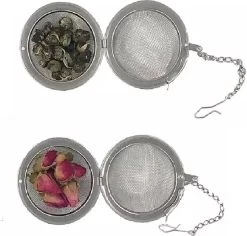 Kruidenei - Kruidenbuil - Kruidenfilter - Kruidenbol - Kruidenzeef - Filter Voor Kruiden - Thee Ei - Theezeef - 5,5CM Doorsnee -Kook Verkoop 1200x1148 8