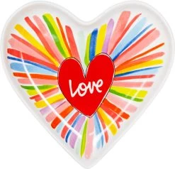 Blond Amsterdam Specials: Love Bord Hart Vorm Regenboog 22cm