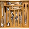Budu Uitschuifbare Bamboe Bestekbak #47 (47 Cm Diep) - Bestekcassette Hout - Besteklade - 47 X 30,6 - 50 Cm - 6/8 Vakken -Kook Verkoop 1200x1161 7