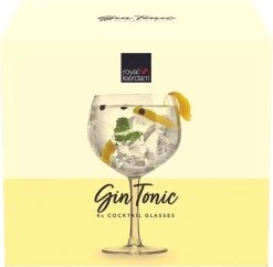 Royal Leerdam - Gin-tonic Glazen - 65cl - 4 Stuks