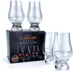 Glencairn 4 Set Whiskyglazen - Kristal Loodvrij - Made In Scotland