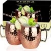 Sybra Moscow Mule Bekers - Cocktail Glazen - Set Van 2 Met RVS Rietjes -Kook Verkoop 1200x1178 5
