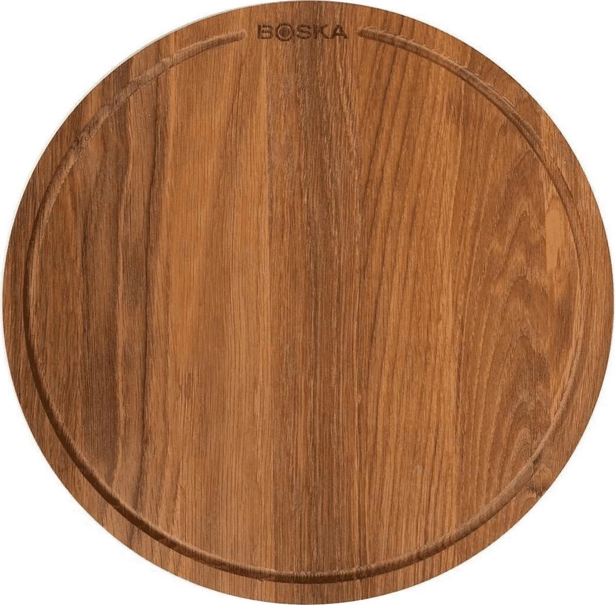 Boska Pizzaplank Friends L - BBQ Accessoires - Eikenhout - Handige Opvanggeul - Ø 34 Cm 4 Boska Pizzaplank Friends L - BBQ Accessoires - Eikenhout - Handige Opvanggeul - Ø 34 Cm - Afbeelding 2