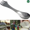 Usables Spork - 3 In 1 - Bestekset - Mes, Vork En Lepel - Milieuvriendelijk - Roestvrijstaal - RVS - Duurzaam - Hiking - Camping - Herbruikbaar