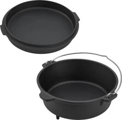 Dutch Oven Enkhuizen Met Deksel Gietijzer Zwart - 4 Varianten -Kook Verkoop 1200x1181 1