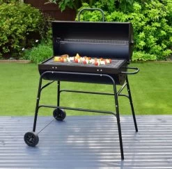 BBQ XL Houtskoolbarbecue - Cilindervorm - Grilloppervlak (LxB) 71 X 35 Cm - Zwart -Kook Verkoop 1200x1182 2