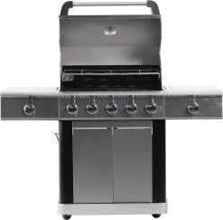 Gasbarbecue En Grill - 5 + 1 Branders + 1 Infrarood Zijbrander - Buitenkeuken - Edelstaal BBQ -Kook Verkoop 1200x1182 3