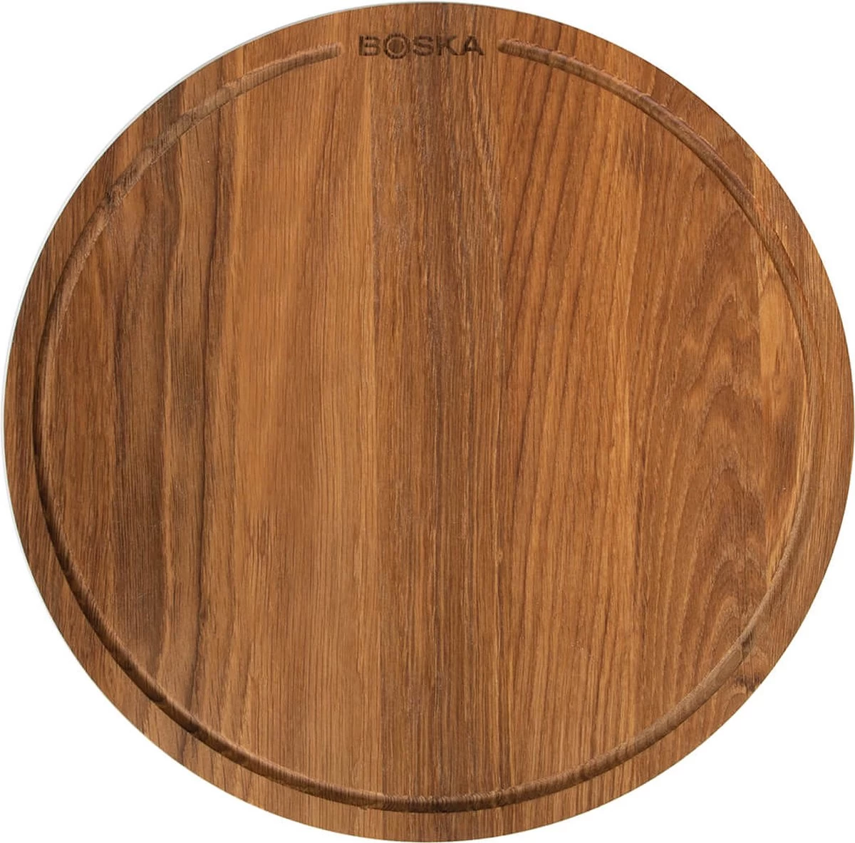 Boska Pizzaplank Friends L - BBQ Accessoires - Eikenhout - Handige Opvanggeul - Ø 34 Cm 3 Boska Pizzaplank Friends L - BBQ Accessoires - Eikenhout - Handige Opvanggeul - Ø 34 Cm