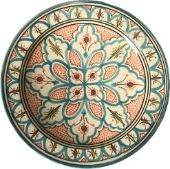 Marokkaanse Schaal | Handgemaakt | 35 Cm | Serveerschaal