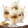Latte Macchiato Glazen - Koffieglazen - Cappuccino Kop -310ML - + Gratis Lepels - 4x 2 Latte Macchiato Glazen - Koffieglazen - Cappuccino Kop -310ML - + Gratis Lepels - 4x -Kook Verkoop 1200x1190 12