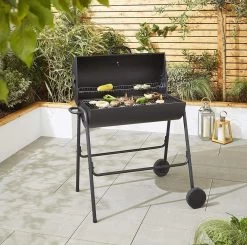 BBQ XL Houtskoolbarbecue - Cilindervorm - Grilloppervlak (LxB) 71 X 35 Cm - Zwart -Kook Verkoop 1200x1191 2
