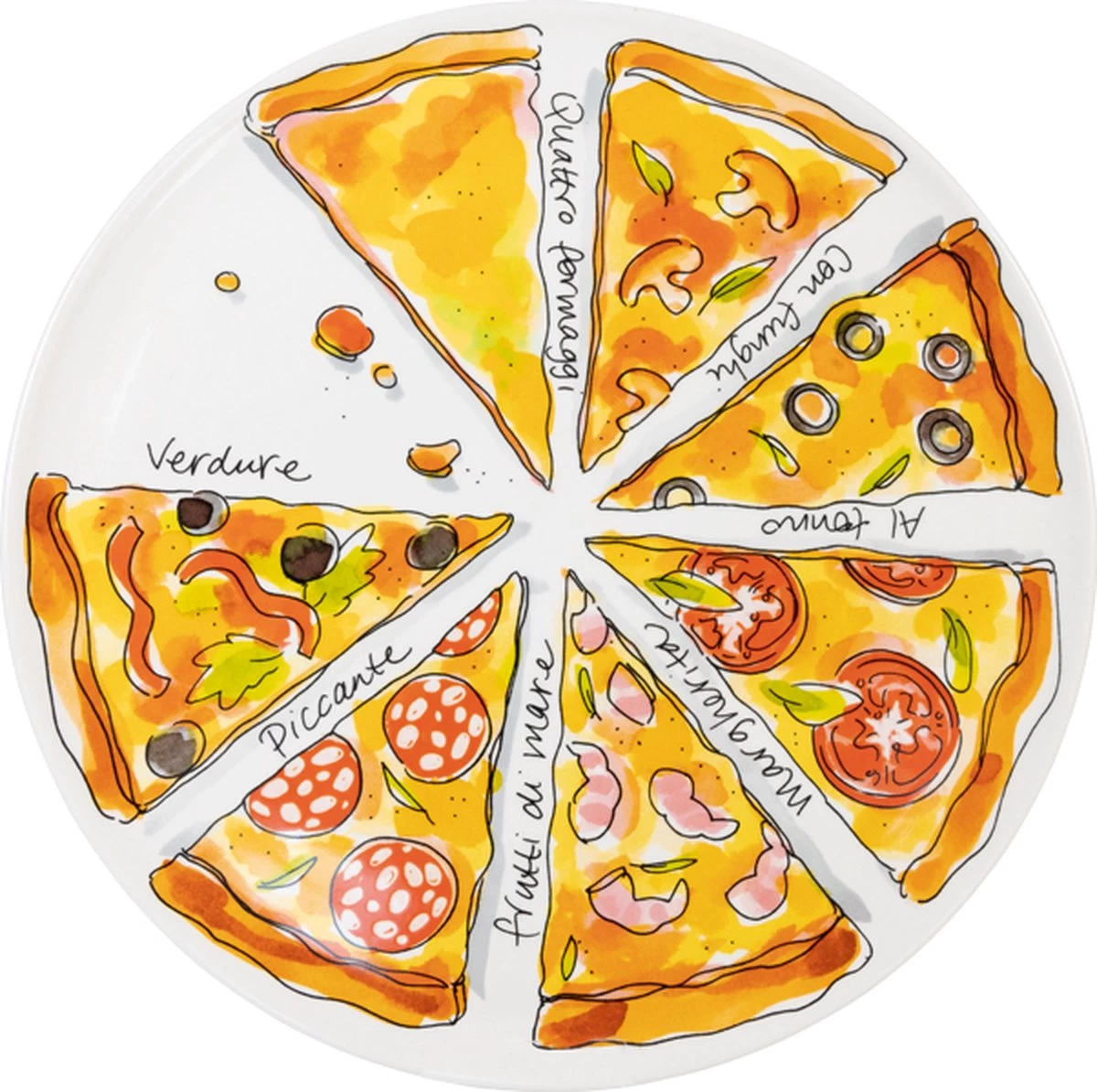 Blond Amsterdam, Specials Pizza Bord Slices, 31CM 3 Blond Amsterdam, Specials Pizza Bord Slices, 31CM
