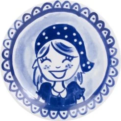 Blond Amsterdam Delfts Blond Bordje Meisje - Ø 12 Cm