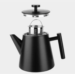 Castagnola Theepot Met Filter – Theekan – Theepot Dubbelwandig – Theepot Roestvrijstaal – Hoogwaardig RVS – 1 Liter – 5 Kopjes Thee – Zwart -Kook Verkoop 1200x1195 13