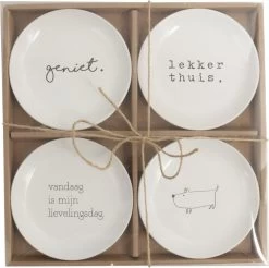 Gusta - Gebaksbordjes - ø 15 Cm - Set 4 Stuks - Porselein - Wit 10 Gusta - Gebaksbordjes - ø 15 Cm - Set 4 Stuks - Porselein - Wit -Kook Verkoop 1200x1195 19