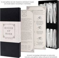 House Of Husk Chopsticks Set - Koreaanse Eetstokjes - Vaatwasserbestendig - RVS - 5 Paar - Duo Tone - Zwart Zilver -Kook Verkoop 1200x1195 28