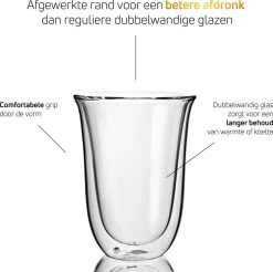 VDN Dubbelwandige Koffieglazen Theeglazen - 300 ML Mokken - Set Van 4 Handgeblazen Cappuccino Latte Macchiato Glazen Dubbelwandig -Kook Verkoop 1200x1195 31