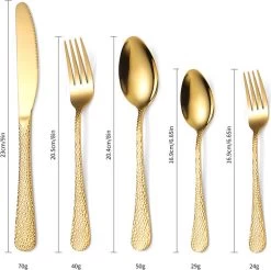 40-delige RVS Snakeskin Bestekset- Geschikt Voor8-personen -trendy Design-goud -Kook Verkoop 1200x1196 18