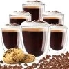 Luxe Dubbelwandige Koffieglazen - Latte Macchiato Glazen - Cappuccino Glazen - 300 ML - Set Van 6 -Kook Verkoop 1200x1198 35