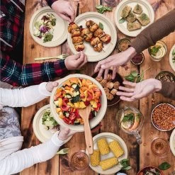 Haago 100 Biologisch Afbreekbare Ronde Borden Set Van Suikerriet, Large (26cm) En Small (18cm) - Milieuvriendelijk En Composteerbaar -Kook Verkoop 1200x1199 12