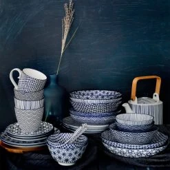 Tokyo Design Studio | Nippon Blue | Set Van 4 Borden Ø 25,7 Cm | Porselein -Kook Verkoop 1200x1200 1007