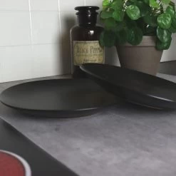 Orange85 Bordenset - Dinerbord - Borden - Plat - Set Van 6 - Mat Zwart - Diameter 27cm - Aardewerk - Servies -Kook Verkoop 1200x1200 1024