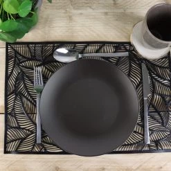 Orange85 Bordenset - Dinerbord - Borden - Plat - Set Van 6 - Mat Zwart - Diameter 27cm - Aardewerk - Servies -Kook Verkoop 1200x1200 1025