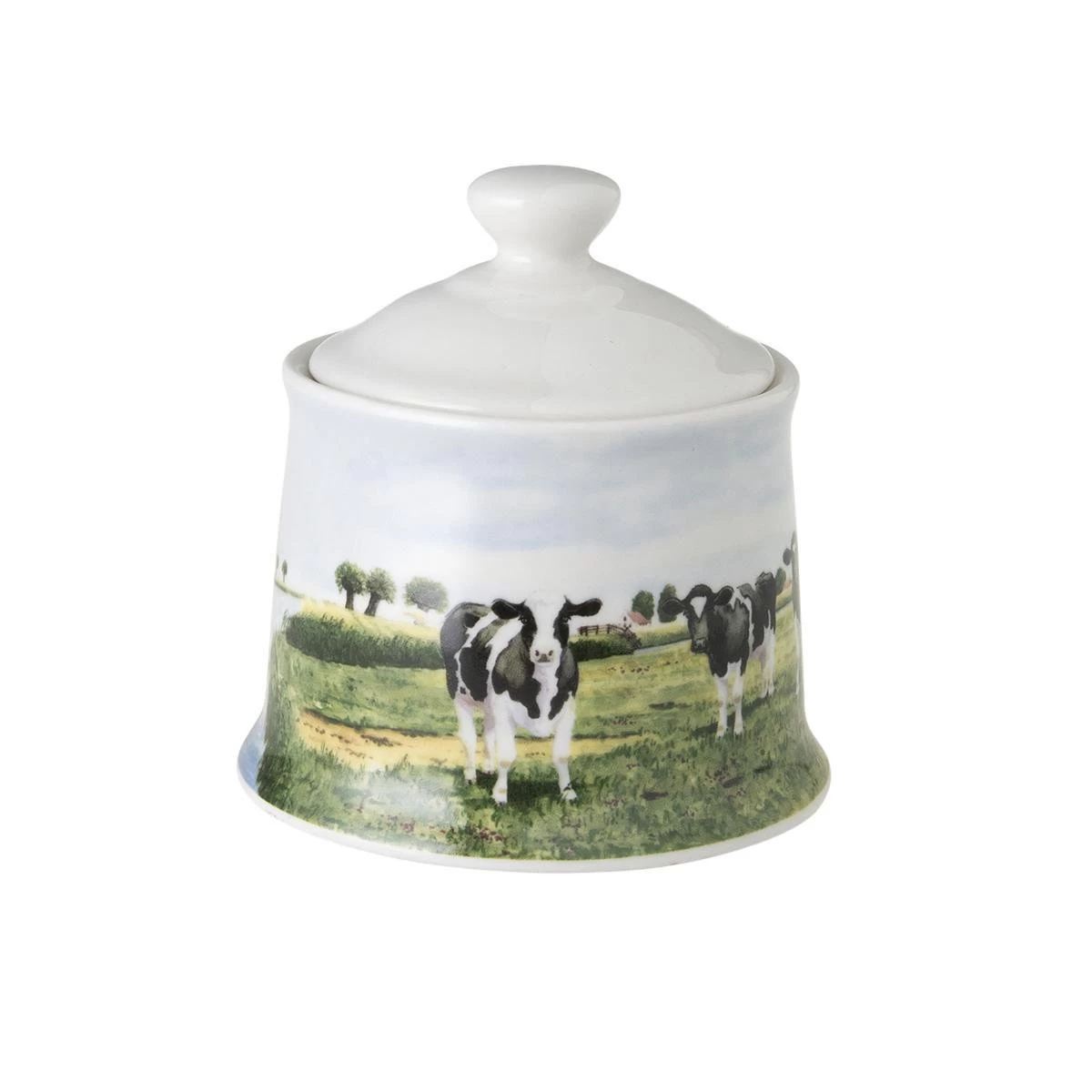 Wiebe Van Der Zee Suikerpot "Koe In Waterland" 5 Wiebe Van Der Zee Suikerpot "Koe In Waterland" - Afbeelding 3