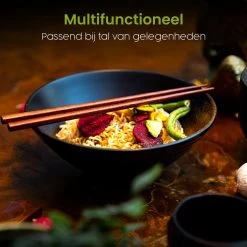 Greenwill Noodle Kom Set – Luxe Japans Servies Voor 2 Personen – Duurzame Keramieke Soepkommen – Inclusief Chopsticks Eetlepels En Houders -Kook Verkoop 1200x1200 1087