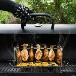 GrillX Kippenvleugelhouder - Kiphouder Voor BBQ & Oven - RVS - BBQ Accesoires 16 GrillX Kippenvleugelhouder - Kiphouder Voor BBQ & Oven - RVS - BBQ Accesoires -Kook Verkoop 1200x1200 111