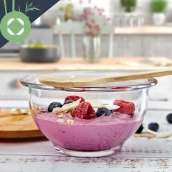 Klarstein Glazen Serveerschaal Met Bamboe Deksel - Afwasmachinebestendig - Veelzijdig Inzetbaar -Kook Verkoop 1200x1200 1124