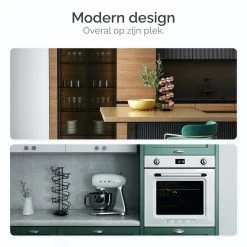 Goliving Eierrek - Eierhouder - Eiermand - Eieren Bewaren - Draaibaar - Ruimtebesparend - RVS - Zwart -Kook Verkoop 1200x1200 1145