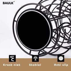 Eiermand – Eierrek – Eierhouder – Eieren – 360° - Zwart - Pasen - 39 Eieren - BAULK® -Kook Verkoop 1200x1200 1154