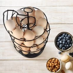 Eiermand – Eierrek – Eierhouder – Eieren – Zwart - Pasen - Tot 40 Eieren - 360° - BAULK® -Kook Verkoop 1200x1200 1176