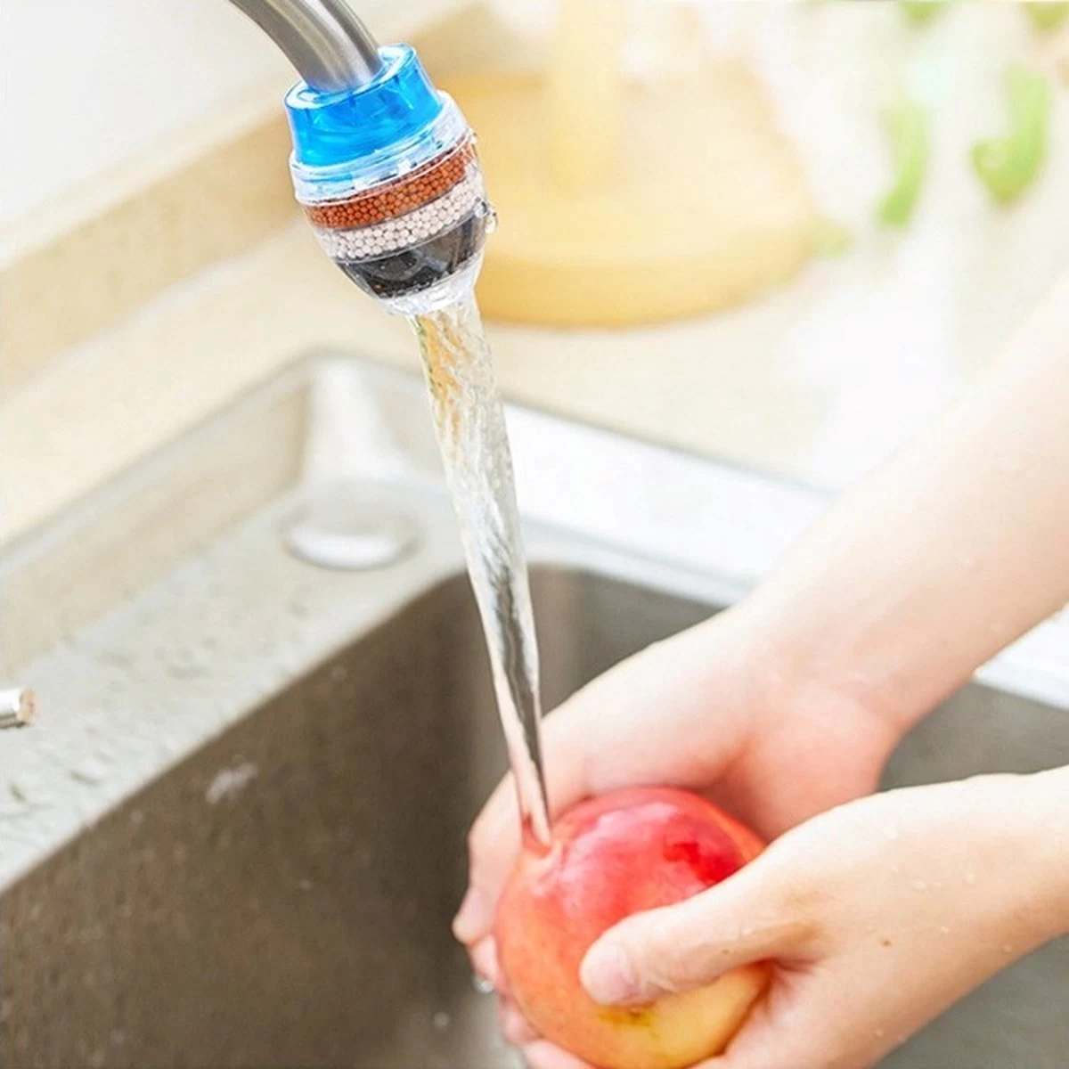 Waterfilter | Blauw | Kraanfilter | Waterzuiveraar | Waterfilter Voor Kraan | Keuken | Badkamer 3 Waterfilter | Blauw | Kraanfilter | Waterzuiveraar | Waterfilter Voor Kraan | Keuken | Badkamer