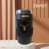 Floraweg Cup - Drinkbeker To GO- Lekvrij Dubbelwandig ,RVS 316, Thermosbeker Koffiebeker- Koffie En Thee - 400ml Zwart -Kook Verkoop 1200x1200 1271